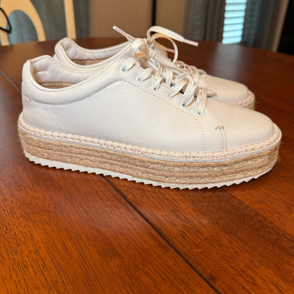 rag & bone Shoes - Rag & Bone Kent Espadrille Platform Sneaker White Size 38.5 US 8.5